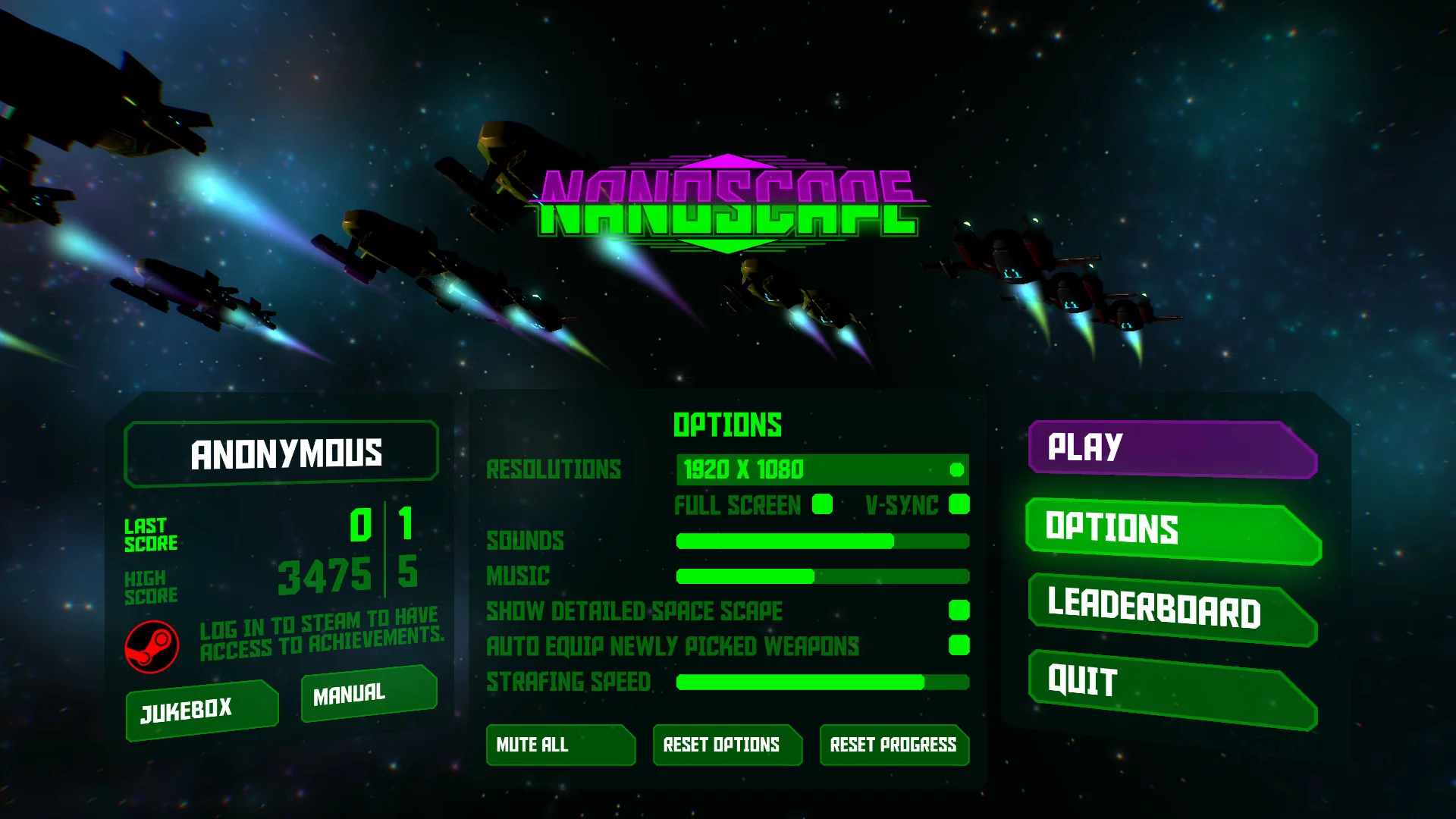 Изображение игры: NanoScape