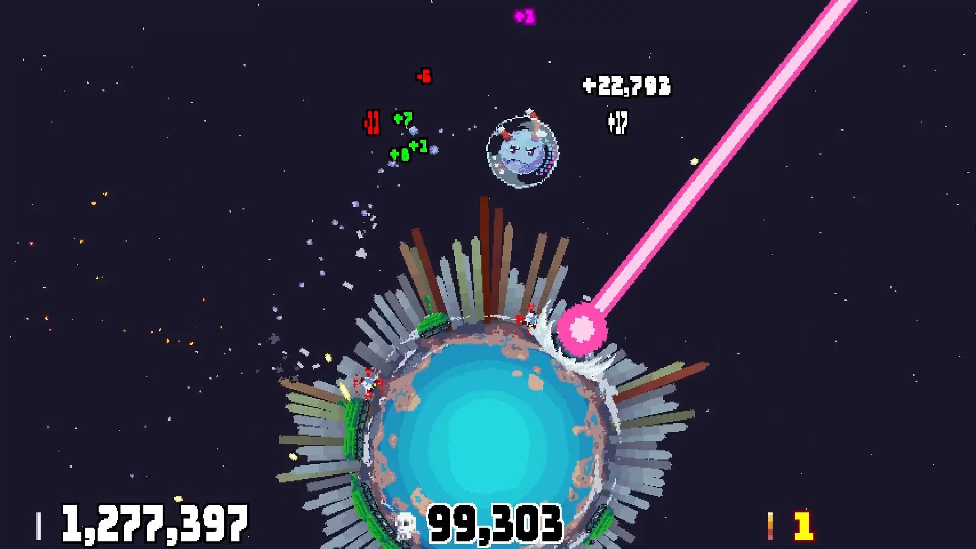 Изображение игры: Planet Bash