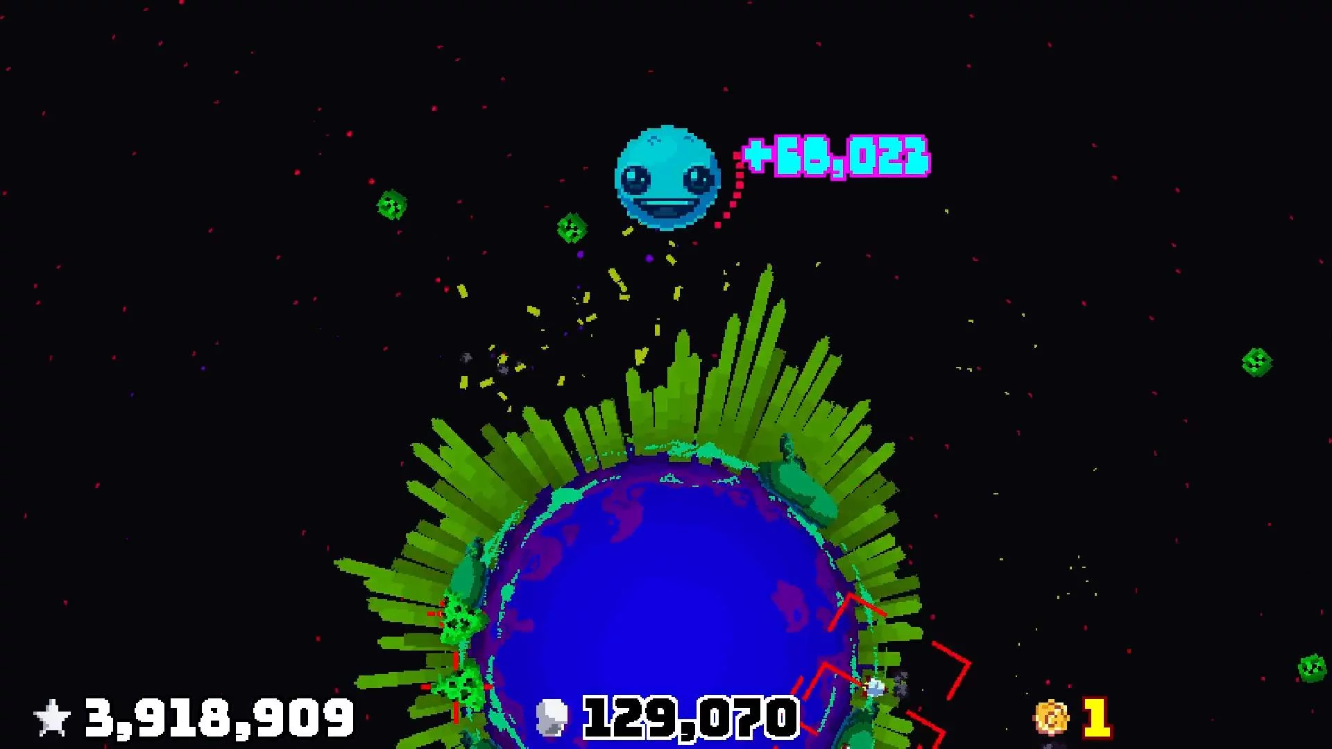 Изображение игры: Planet Bash