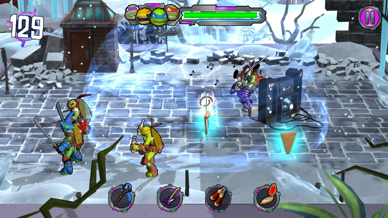 Изображение игры: Teenage Mutant Ninja Turtles: Portal Power