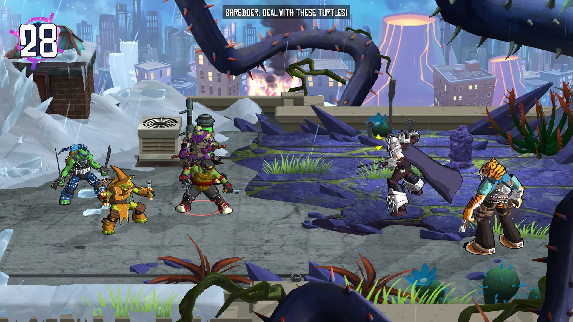 Изображение игры: Teenage Mutant Ninja Turtles: Portal Power
