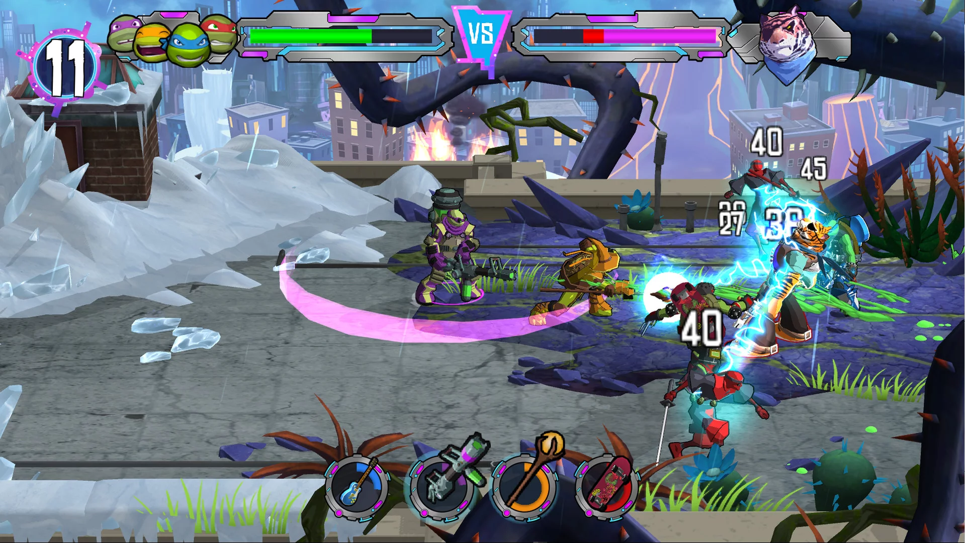 Изображение игры: Teenage Mutant Ninja Turtles: Portal Power