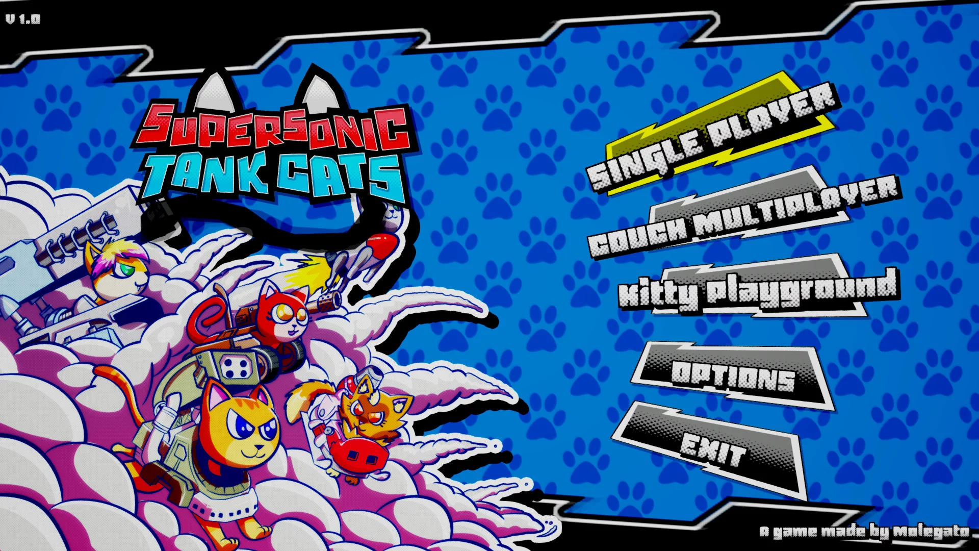 Изображение игры: Supersonic Tank Cats
