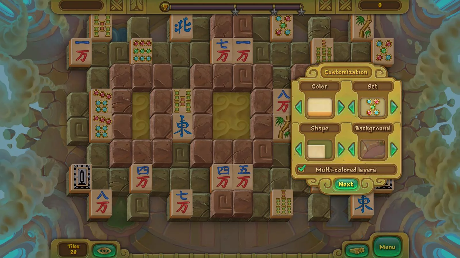 Изображение игры: Legendary Mahjong