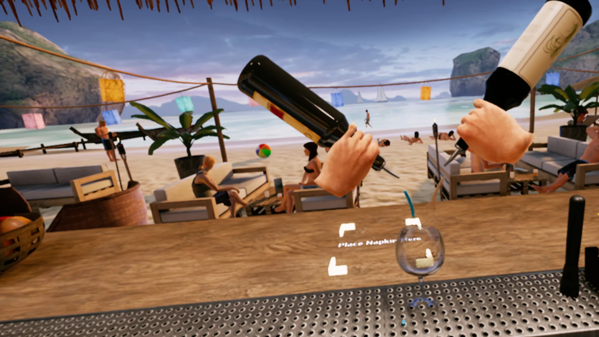 Изображение игры: Bartender VR Simulator