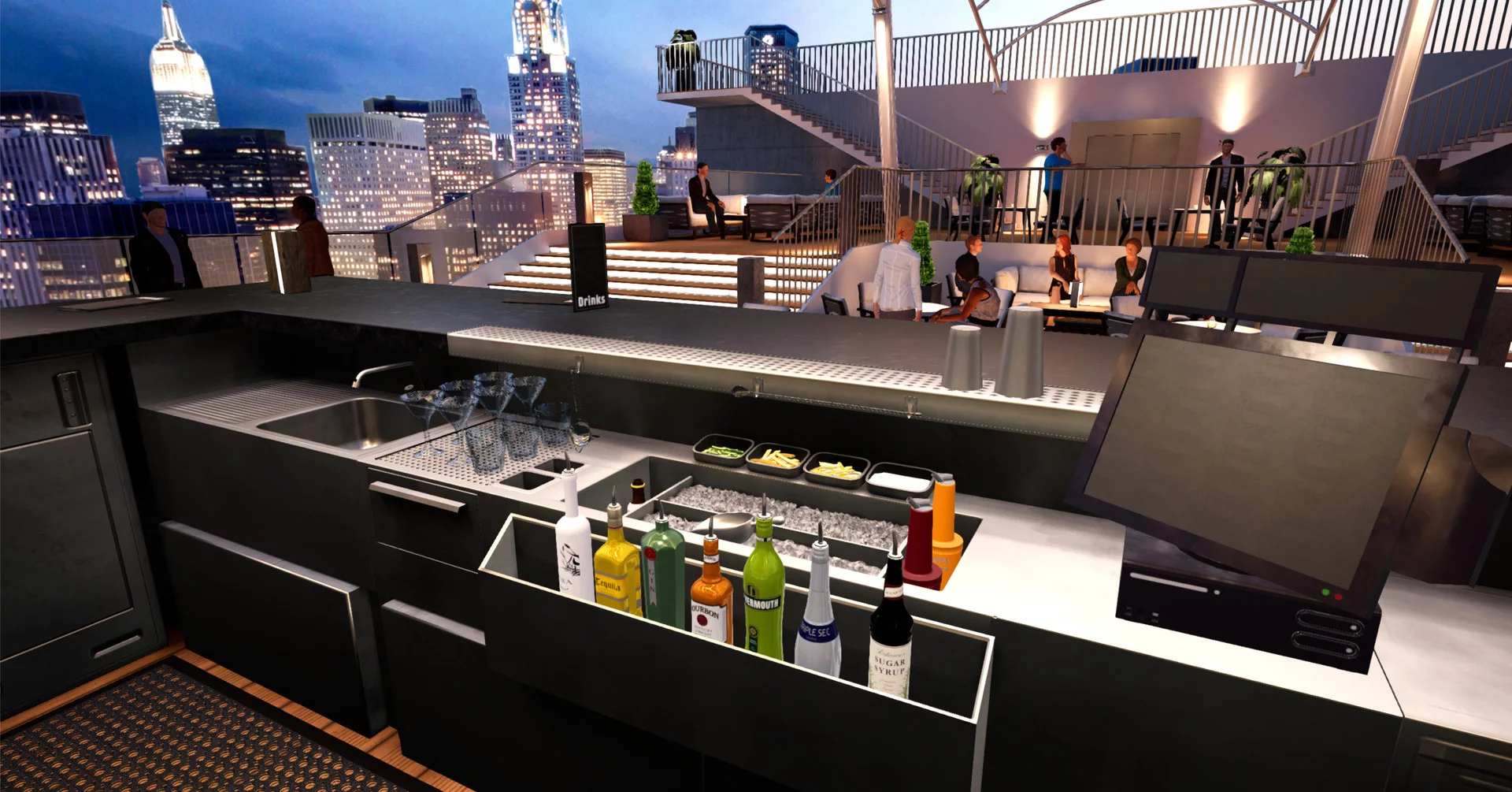Изображение игры: Bartender VR Simulator