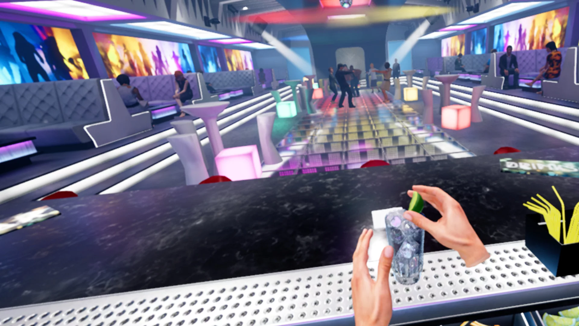 Изображение игры: Bartender VR Simulator