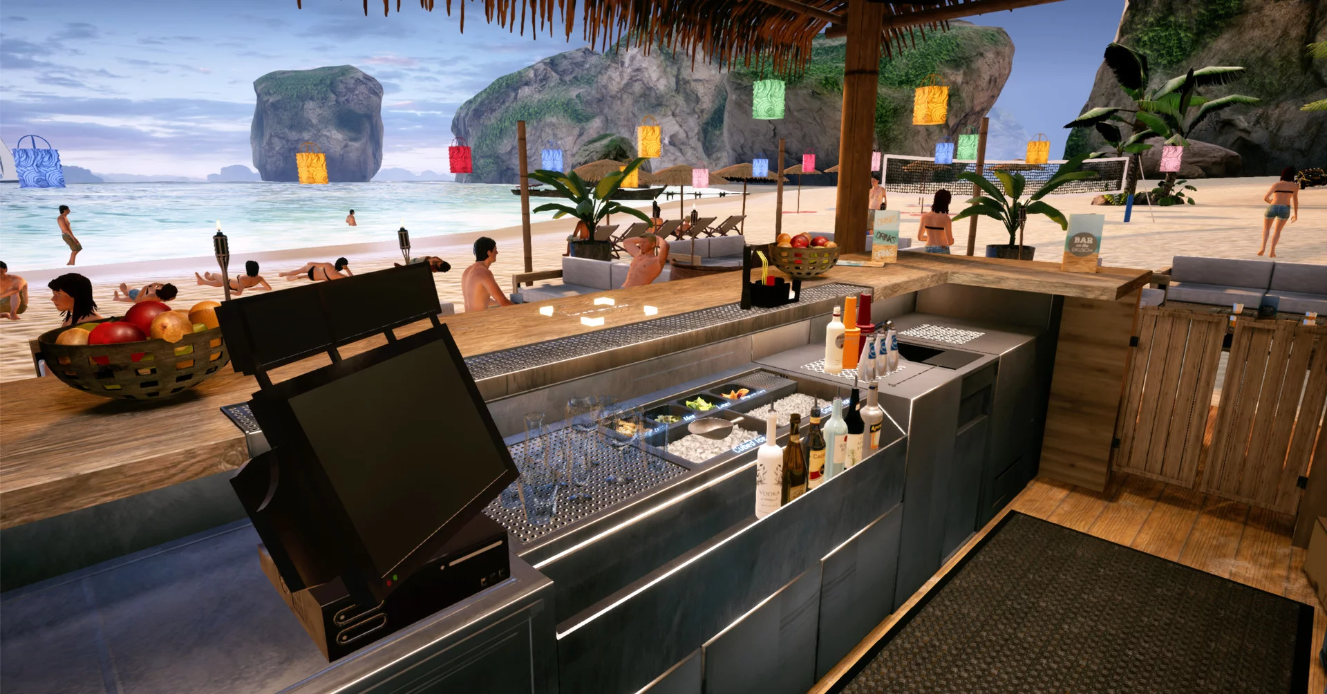 Изображение игры: Bartender VR Simulator