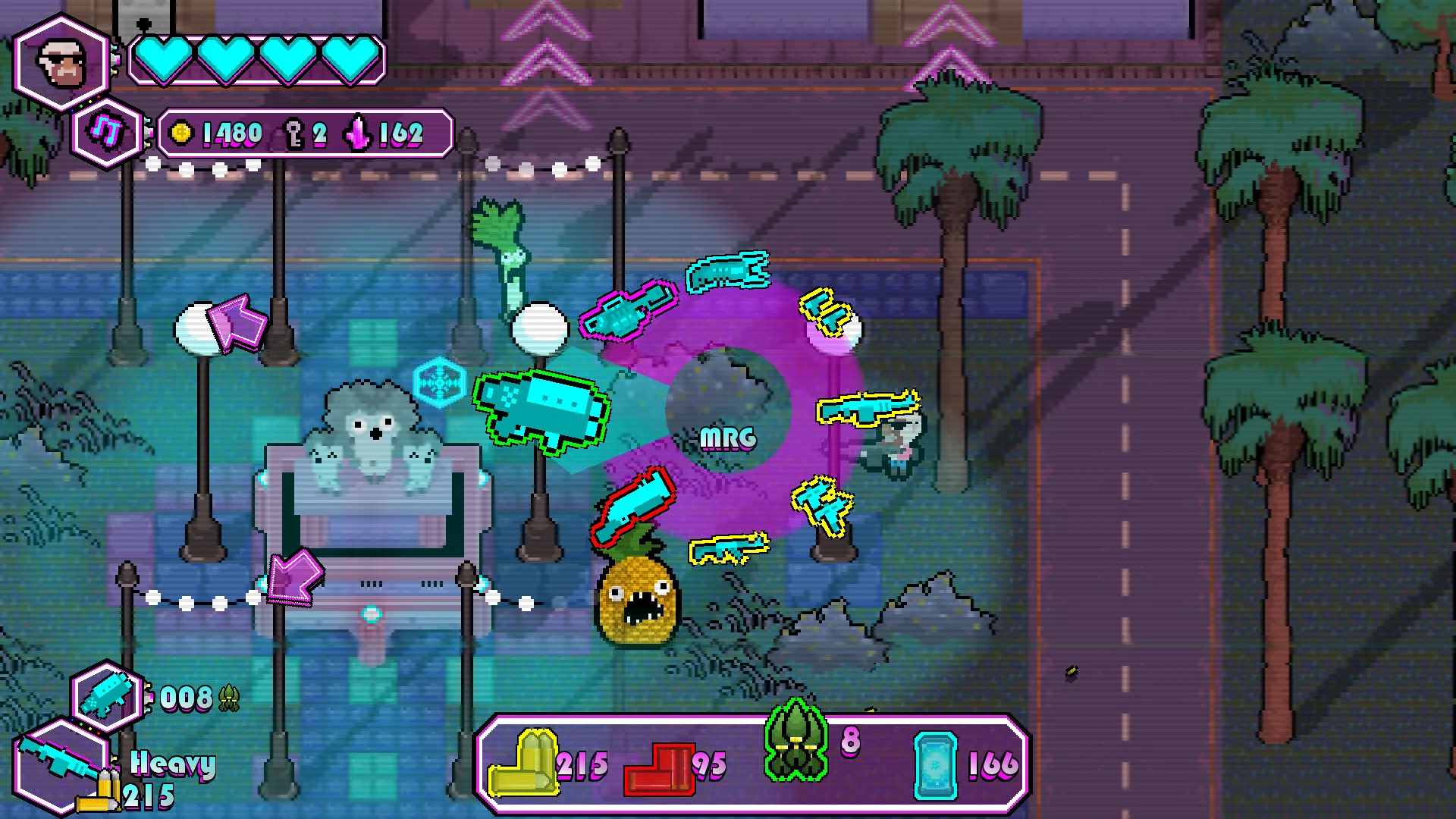 Изображение игры: The Walking Vegetables