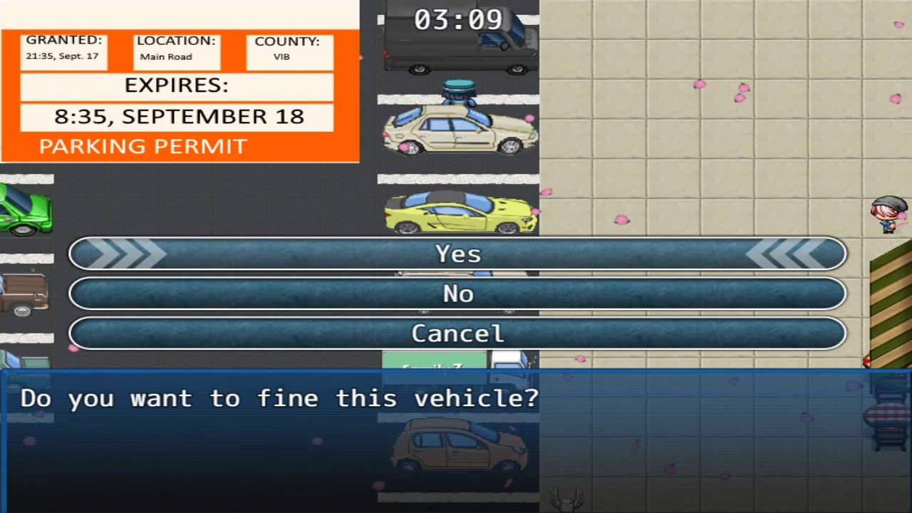 Изображение игры: Parking Cop Simulator
