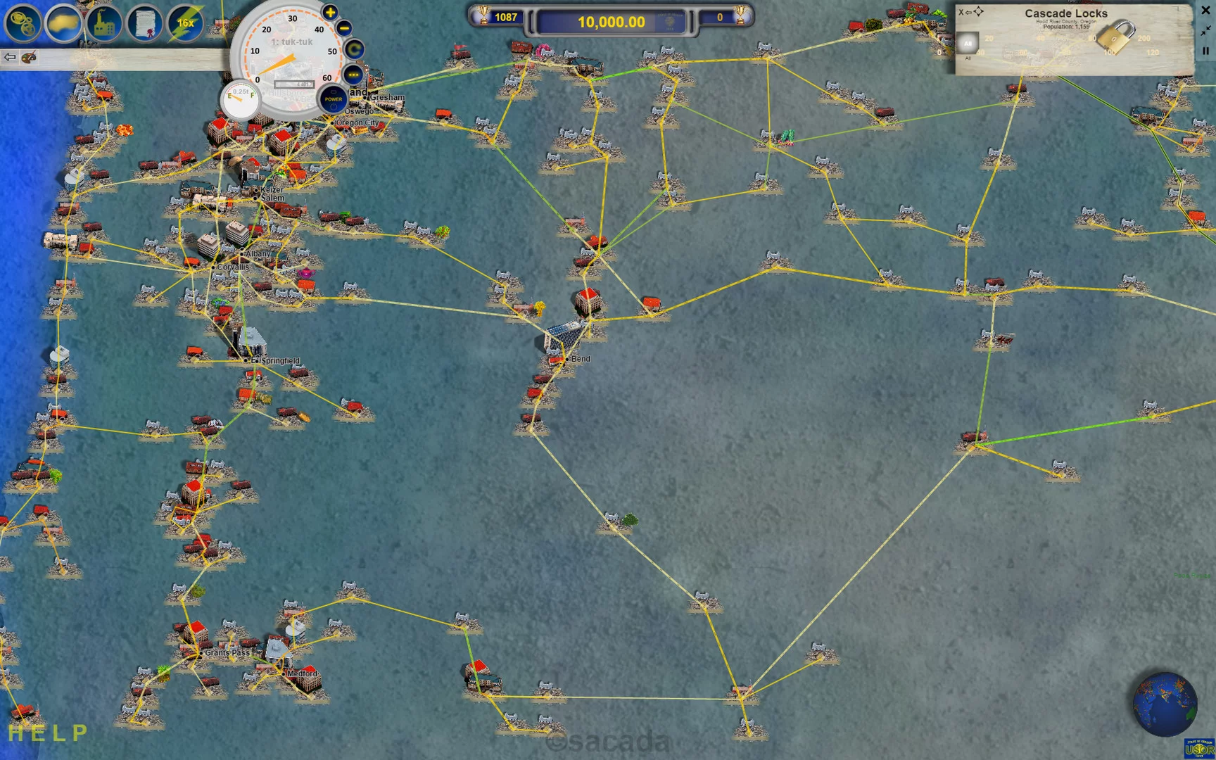 Изображение игры: LOGistICAL: USA - Oregon