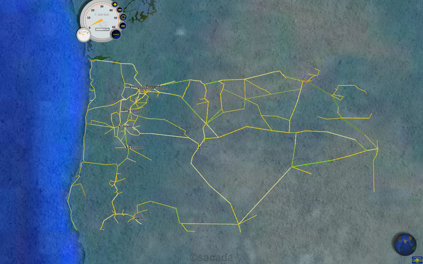 Изображение игры: LOGistICAL: USA - Oregon