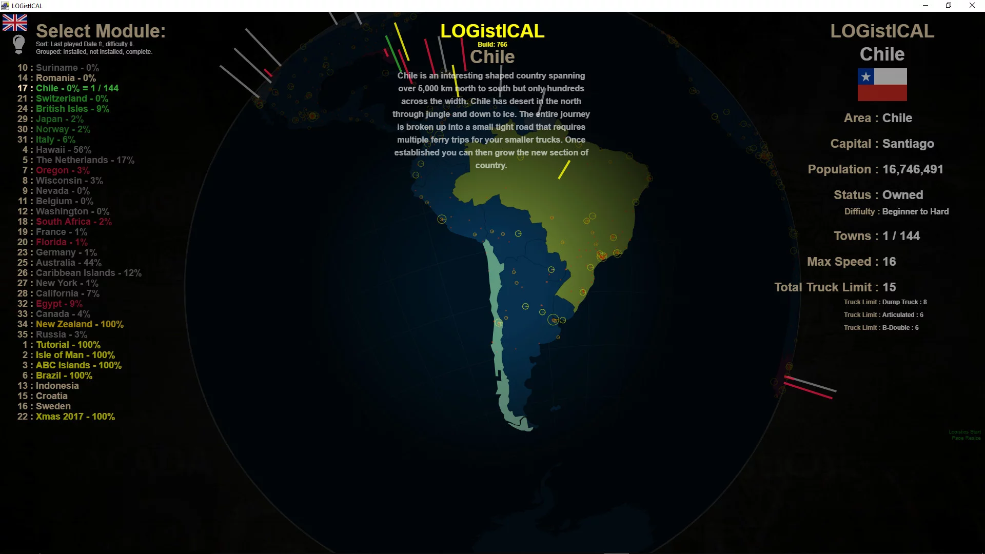 Изображение игры: LOGistICAL: Chile