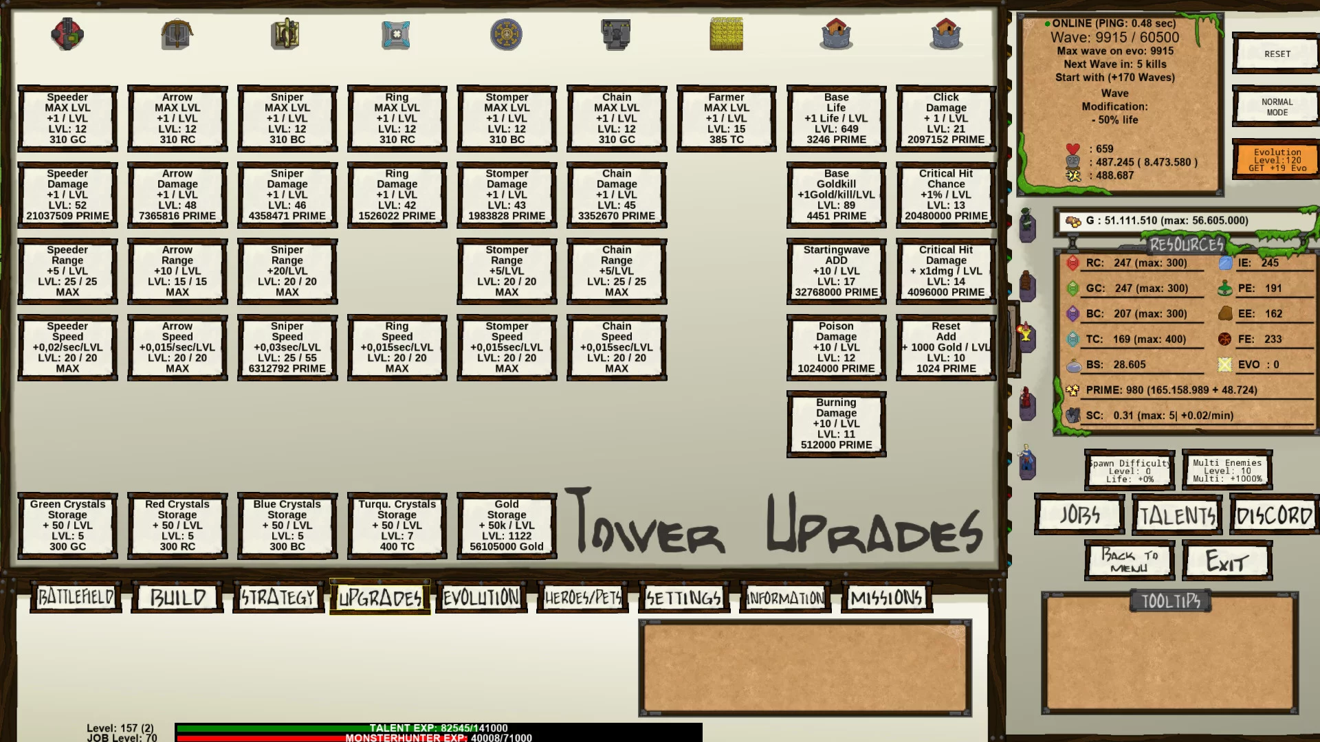 Изображение игры: Defense Clicker