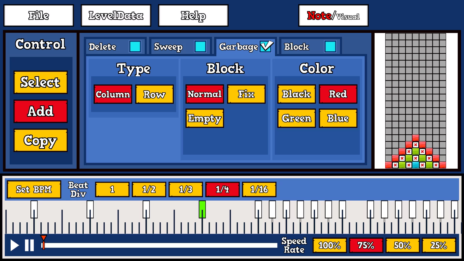 Изображение игры: BEATris