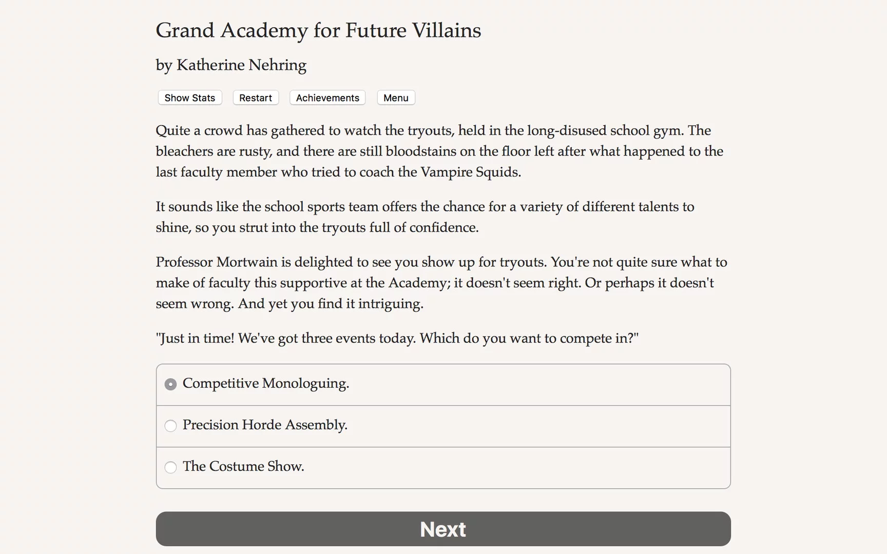Изображение игры: Grand Academy for Future Villains