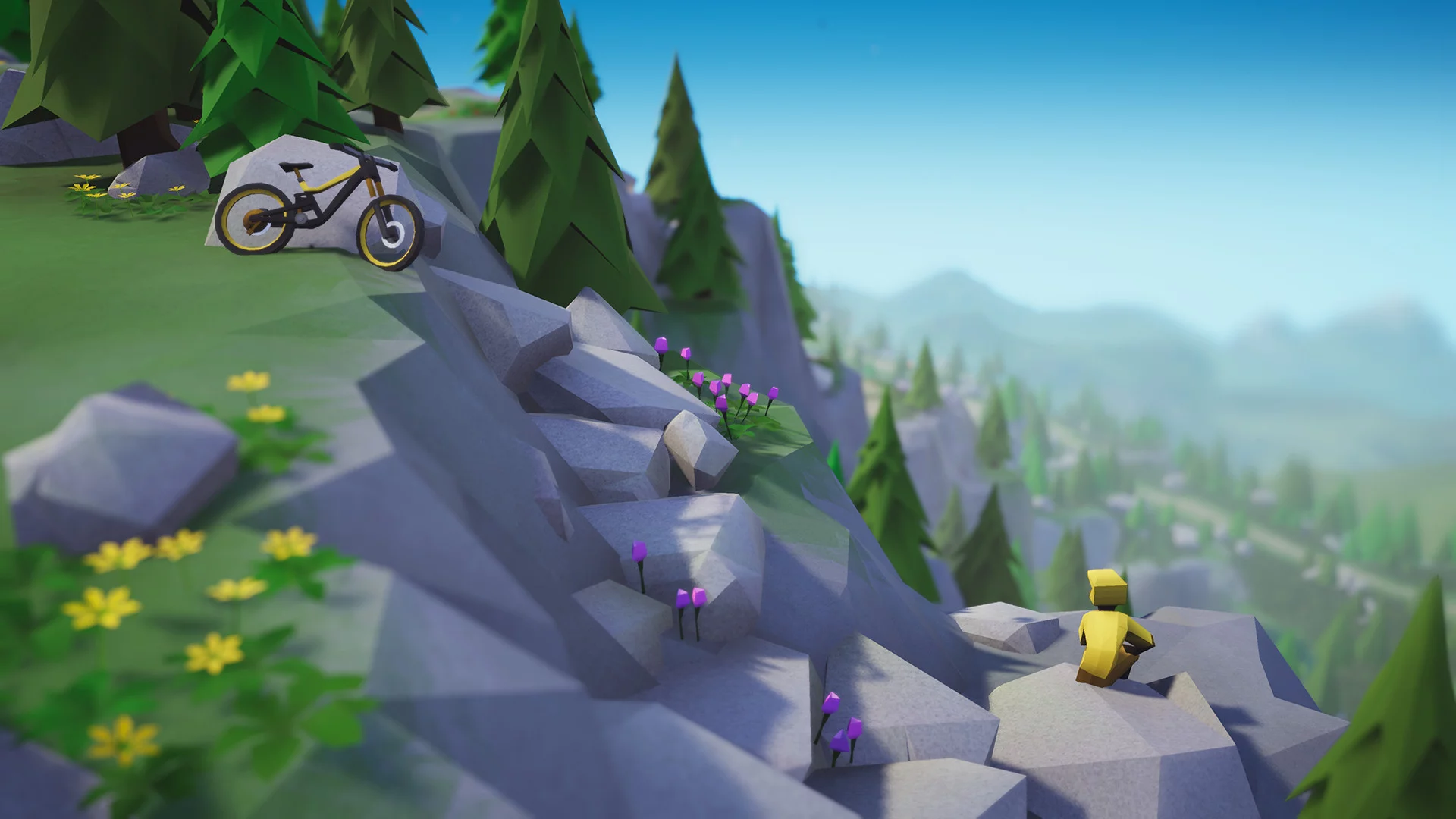 Изображение игры: Lonely Mountains: Downhill