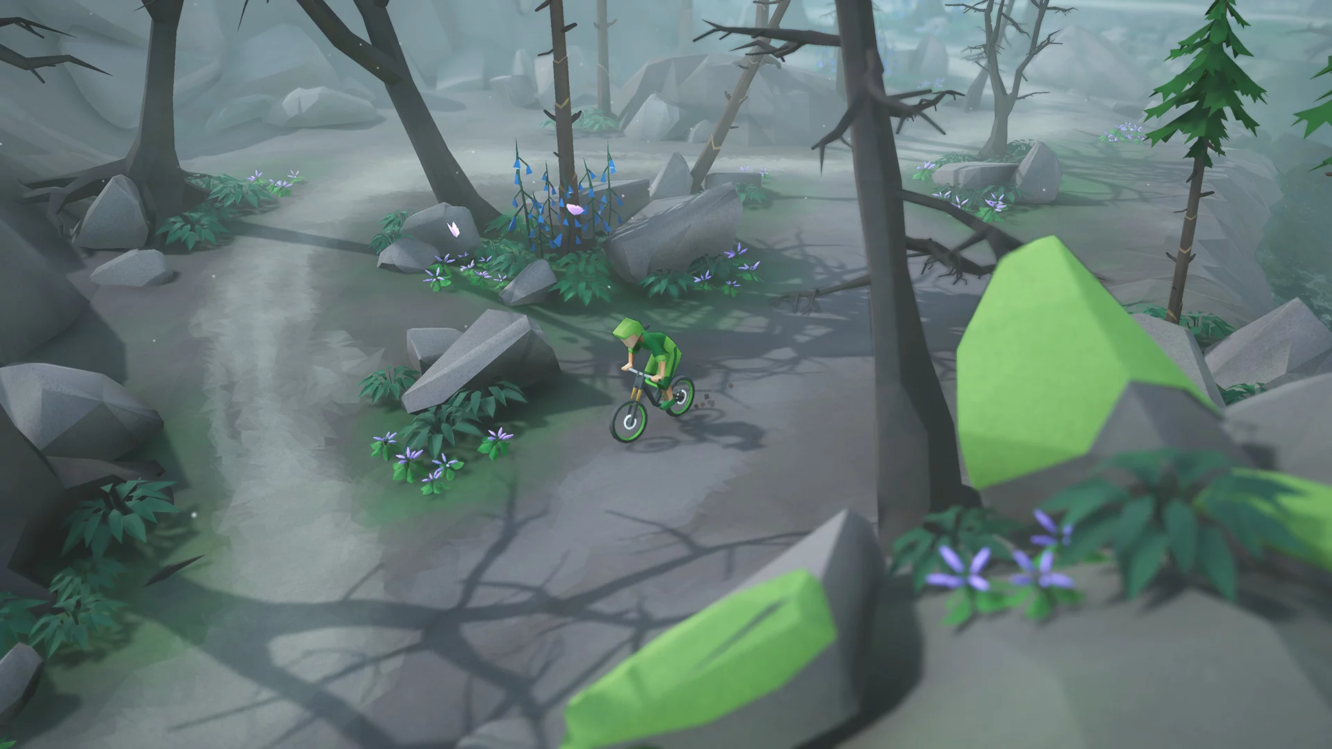 Изображение игры: Lonely Mountains: Downhill