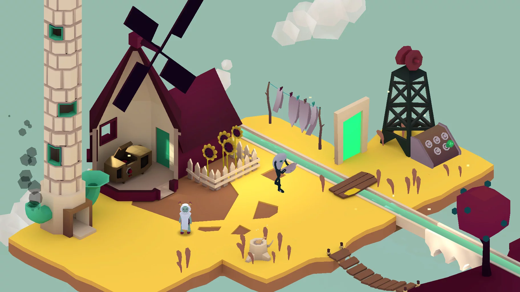 Изображение игры: Playerless: One Button Adventure
