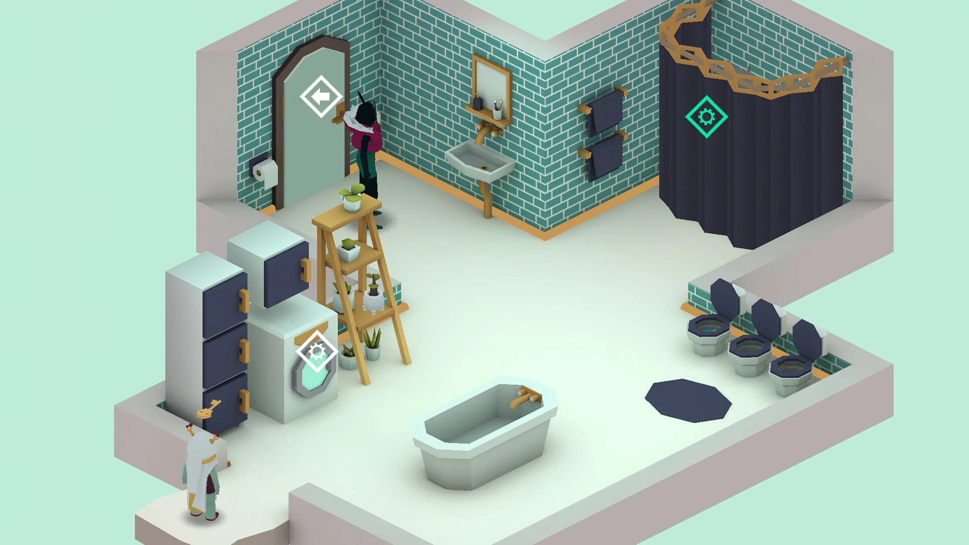 Изображение игры: Playerless: One Button Adventure