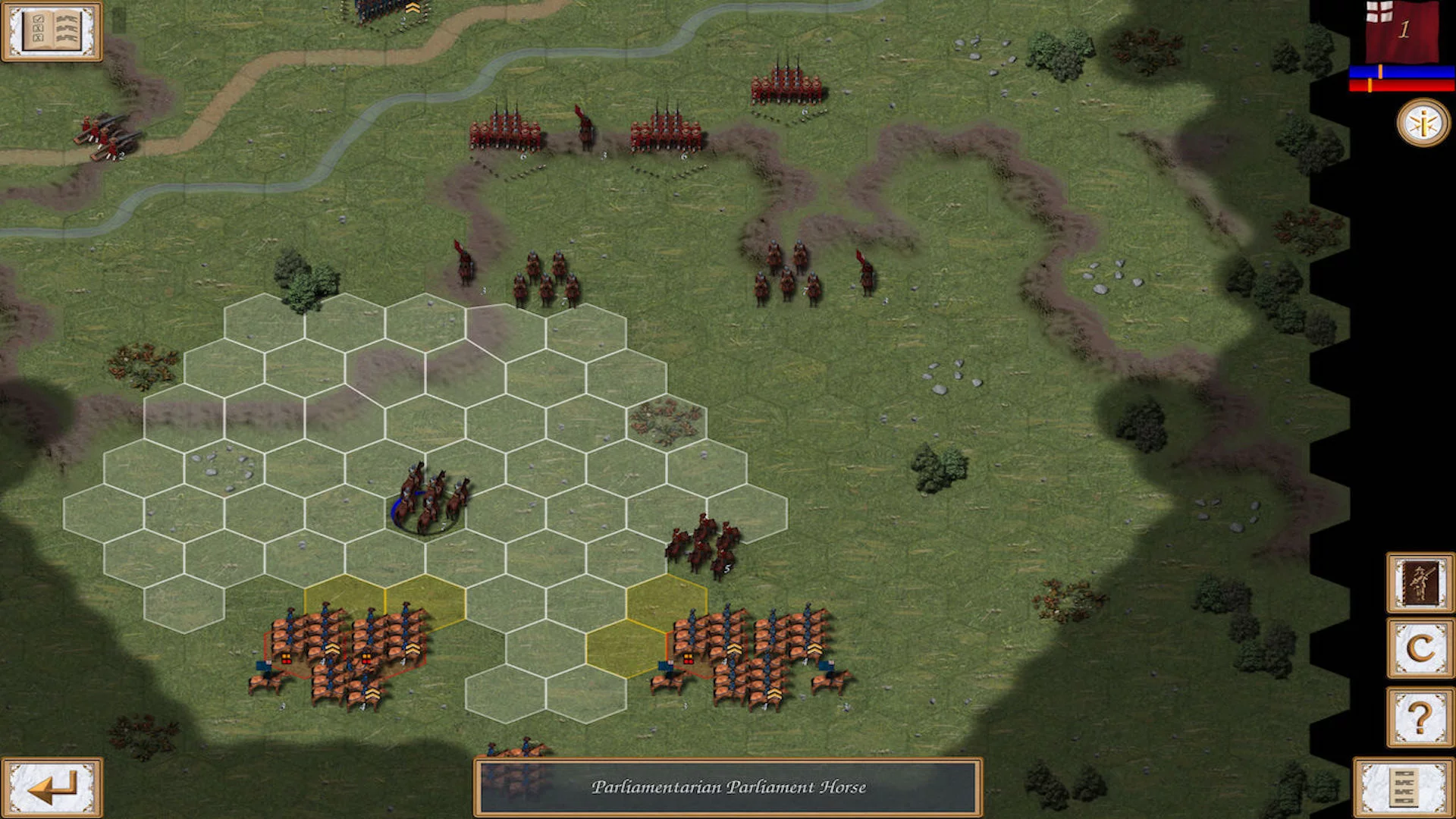 Изображение игры: Fire and Fury: English Civil War