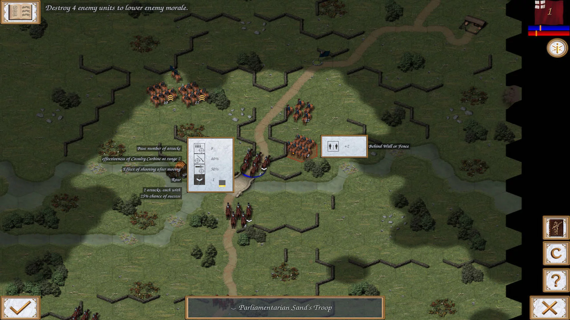 Изображение игры: Fire and Fury: English Civil War