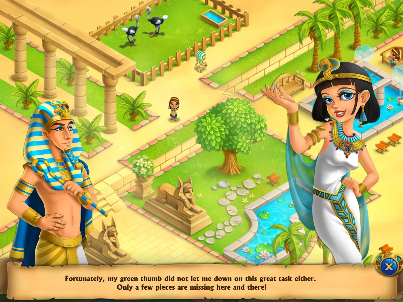 Изображение игры: Legend of Egypt - Pharaohs Garden