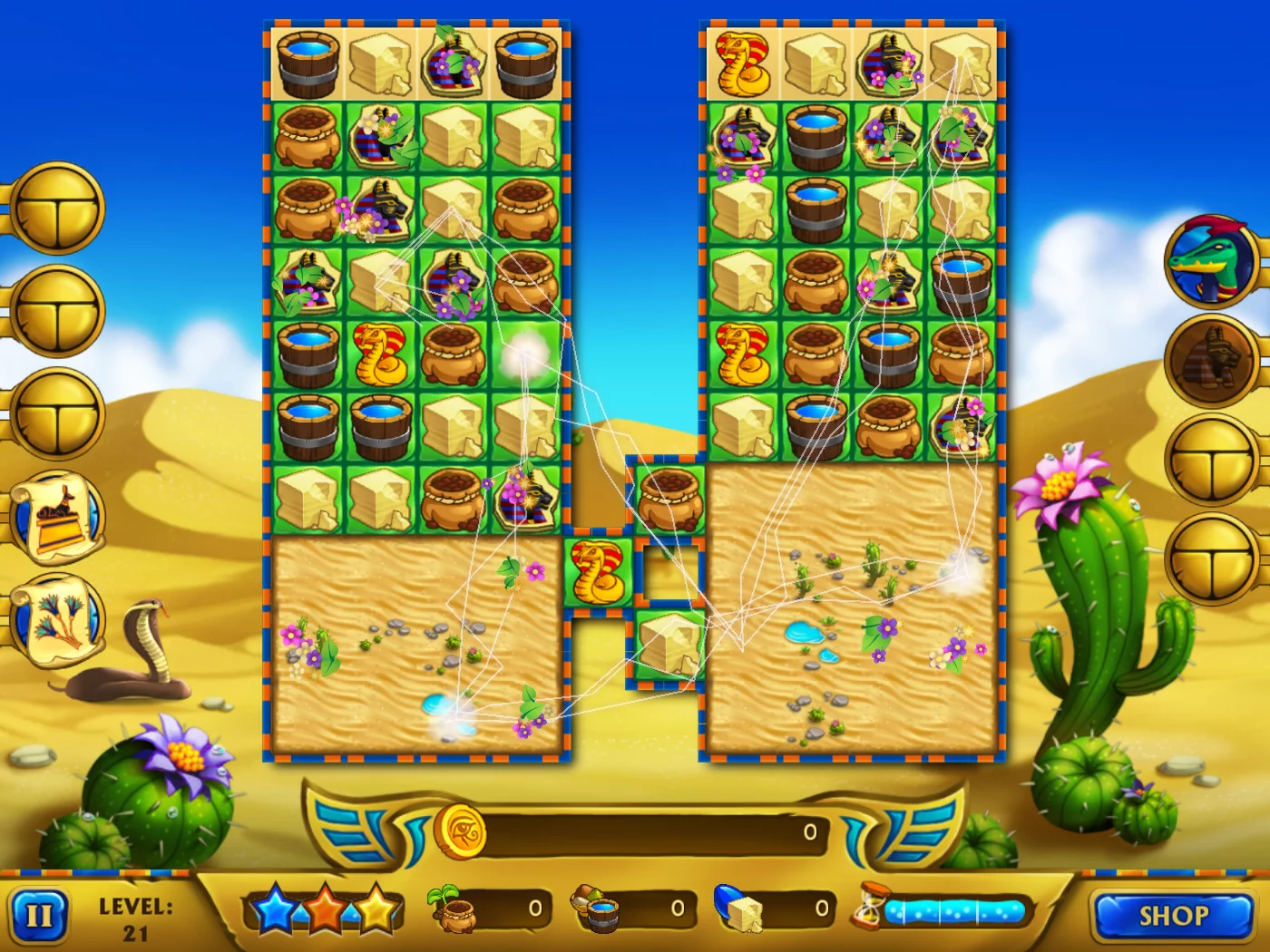 Изображение игры: Legend of Egypt - Pharaohs Garden