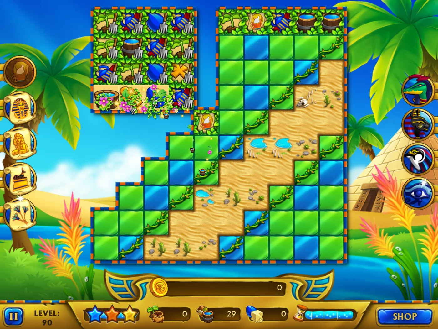 Изображение игры: Legend of Egypt - Pharaohs Garden