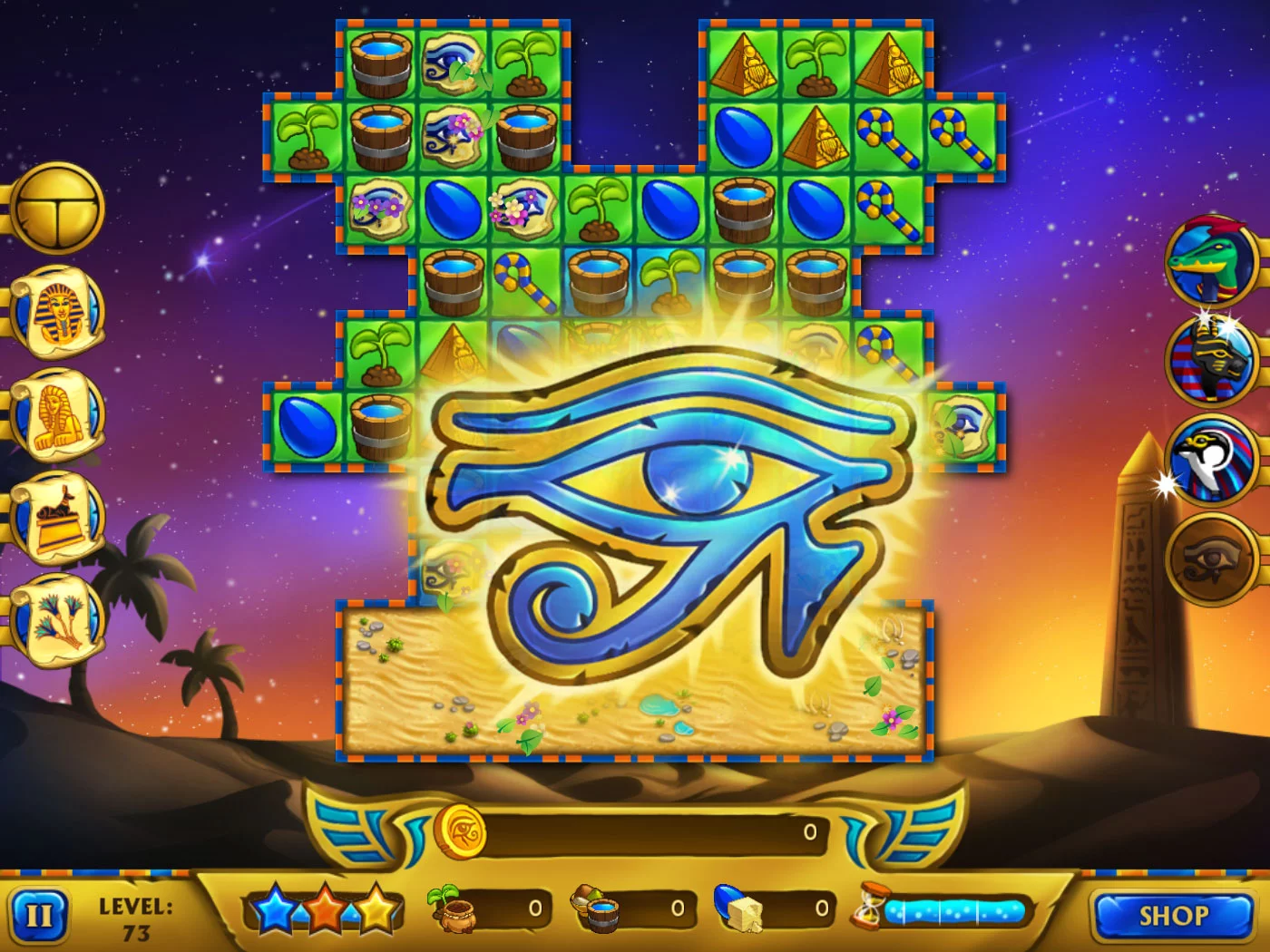 Изображение игры: Legend of Egypt - Pharaohs Garden