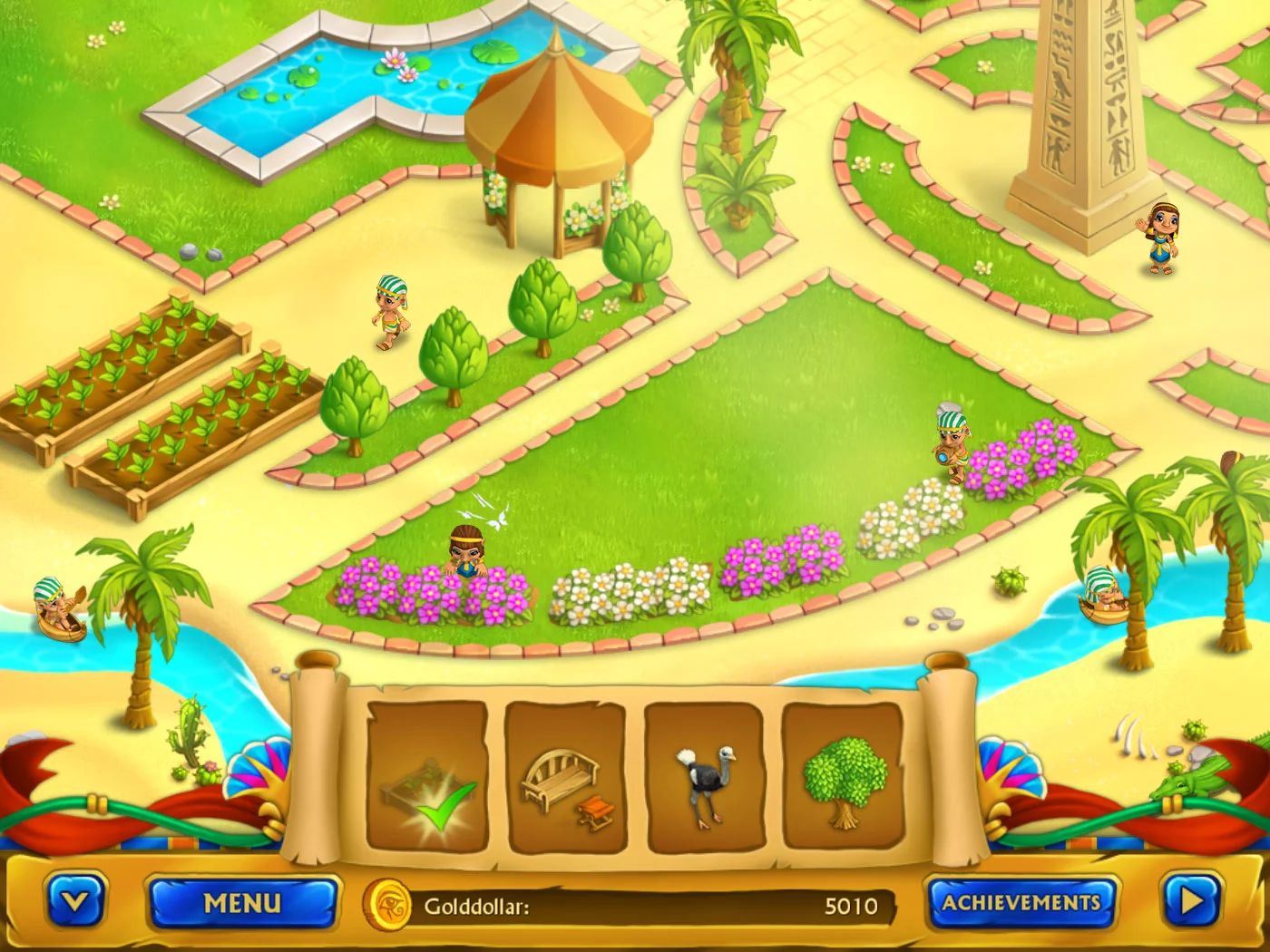 Изображение игры: Legend of Egypt - Pharaohs Garden