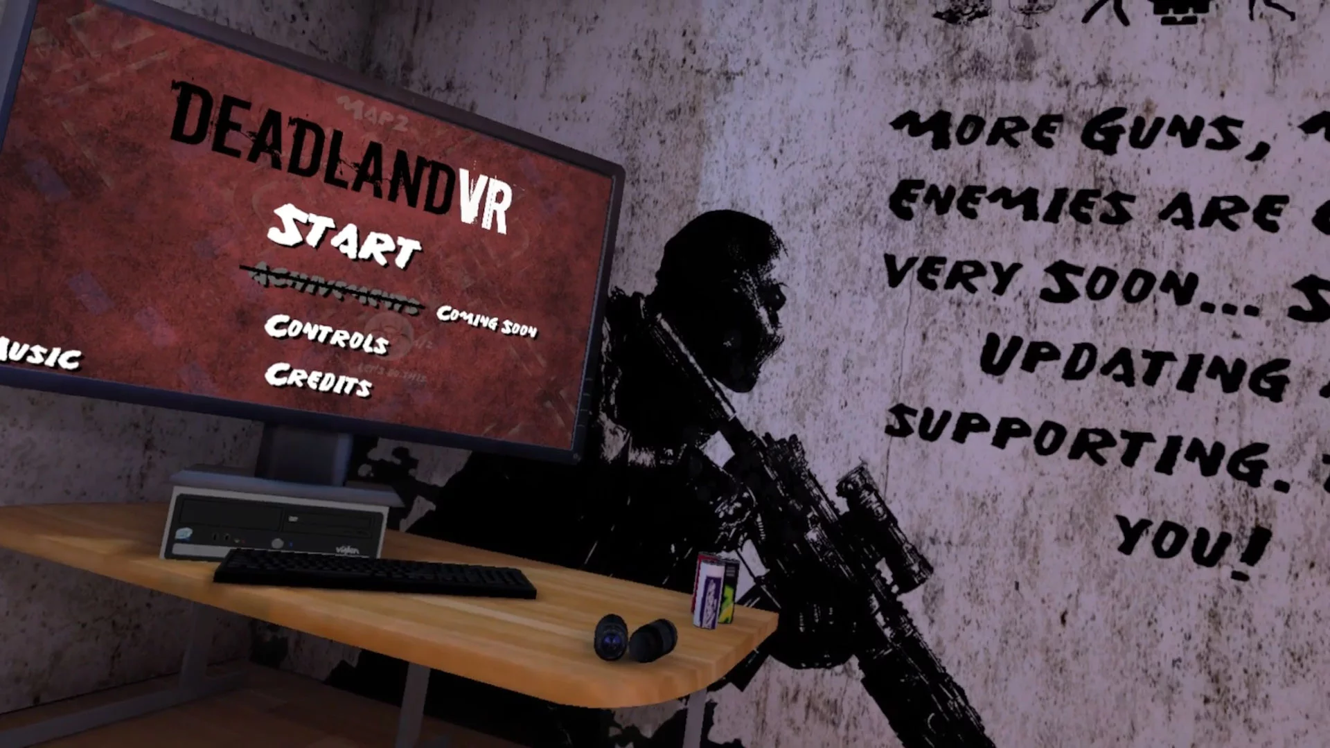 Изображение игры: DeadlandVR : Action Shooter FPS