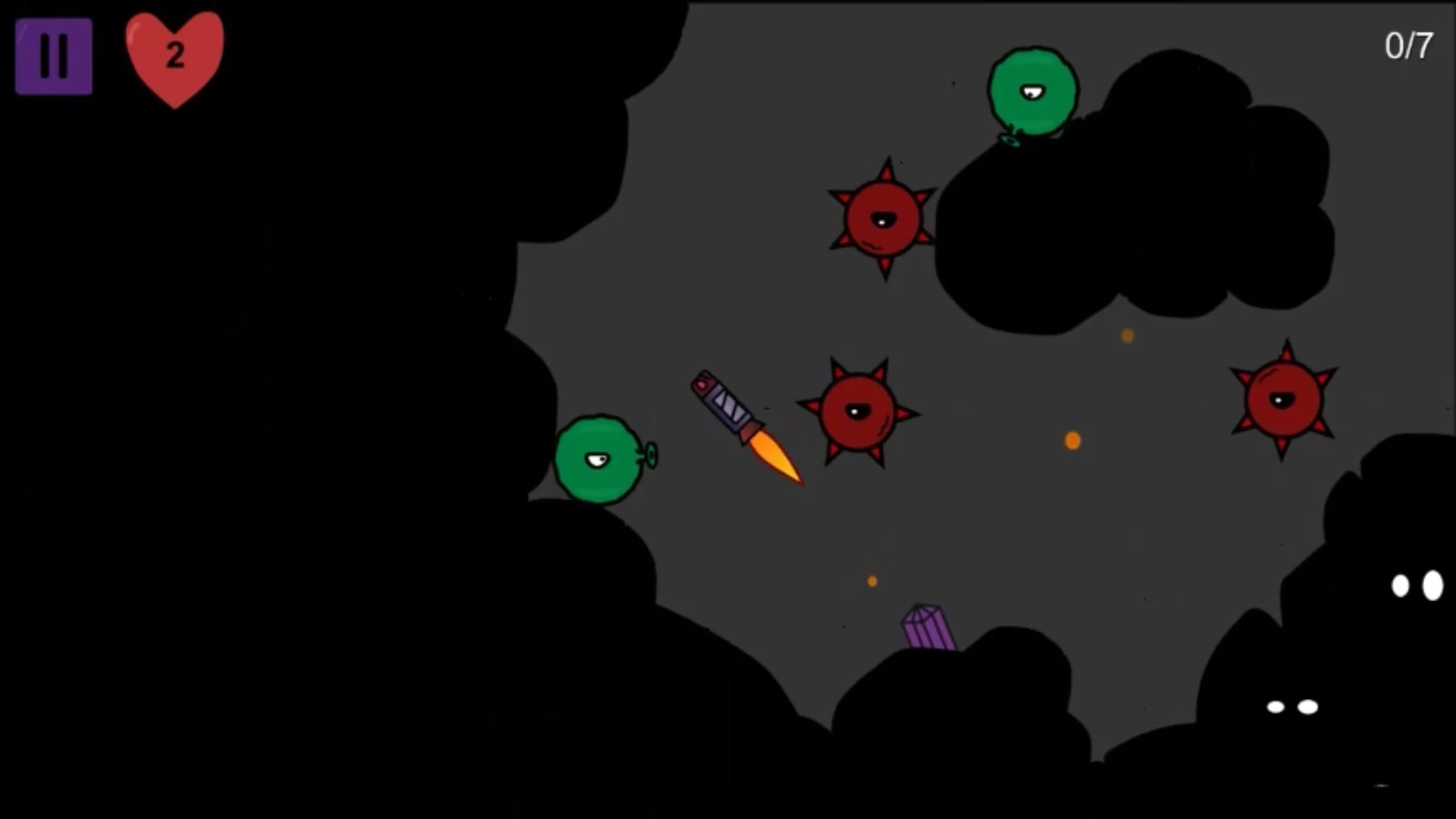 Изображение игры: Rocks and Rockets