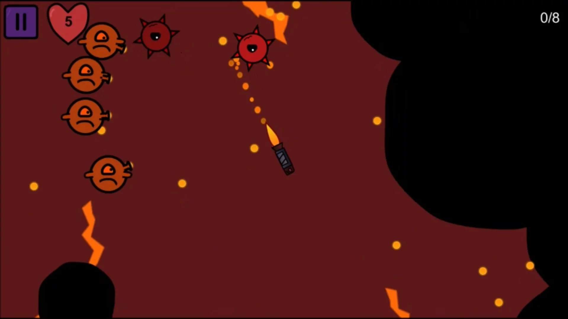 Изображение игры: Rocks and Rockets