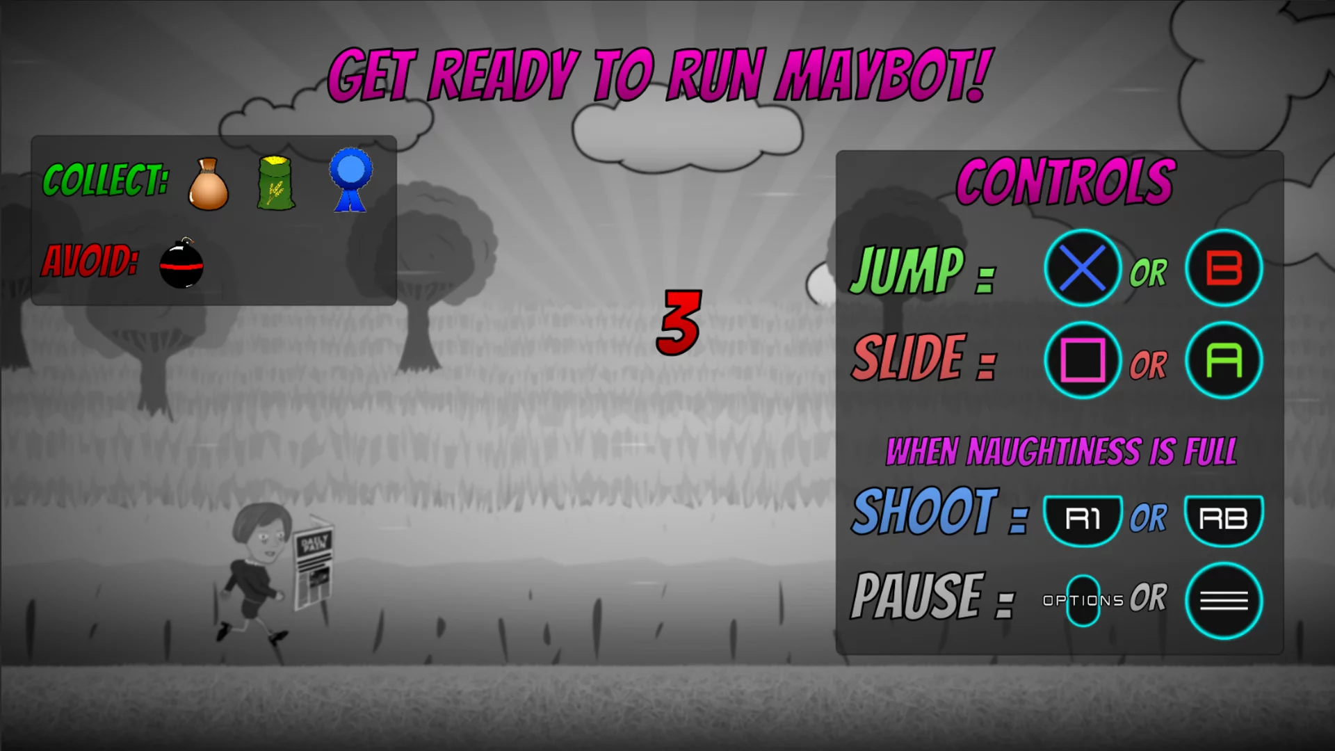 Изображение игры: Maybot Run
