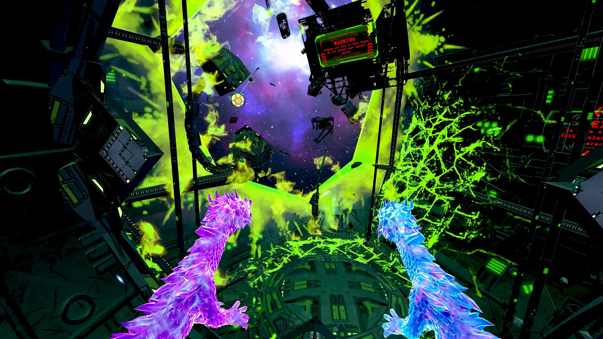 Изображение игры: Space Dragon