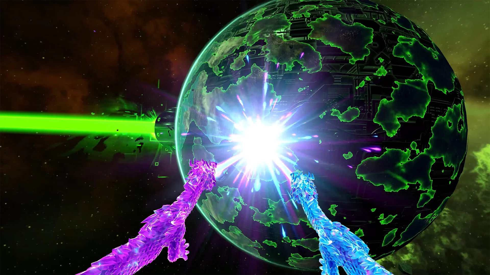 Изображение игры: Space Dragon