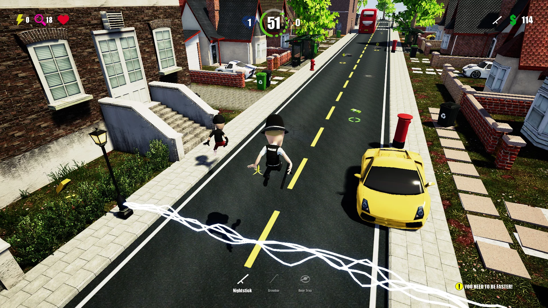 Изображение игры: Catch the Thief, If you can!