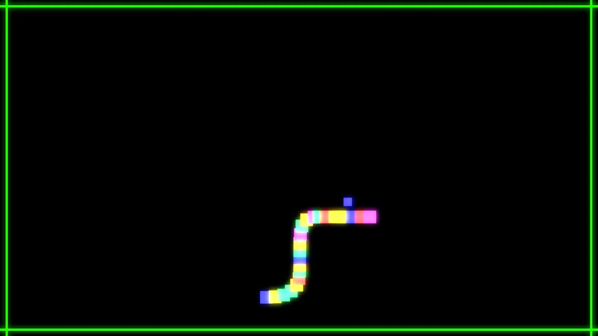Изображение игры: Rainbow Snake