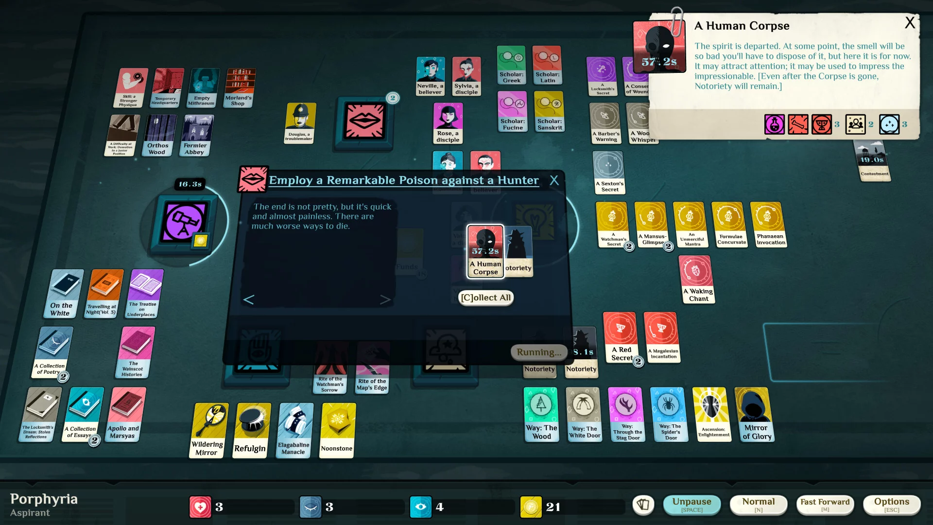 Изображение игры: Cultist Simulator
