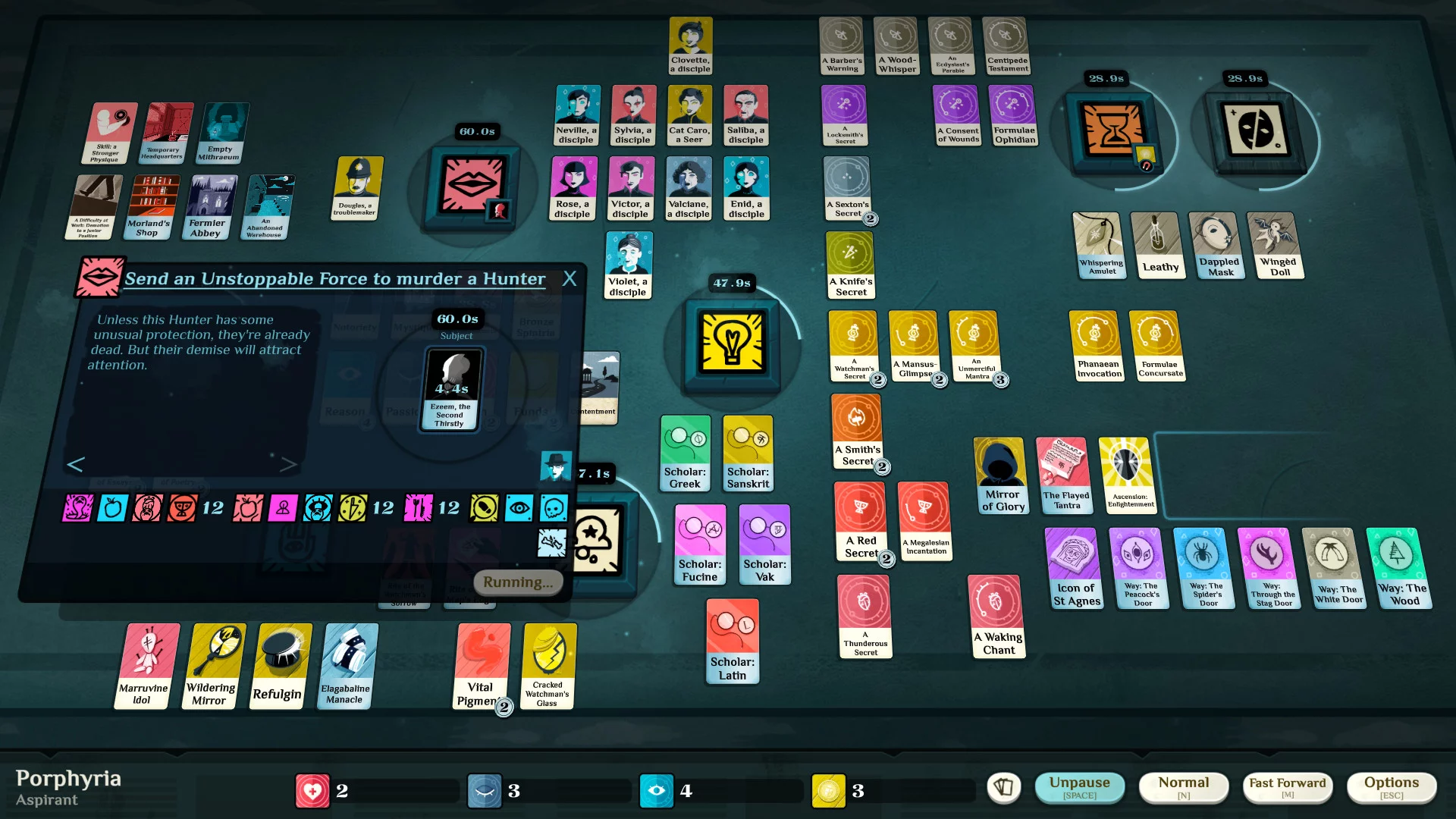 Изображение игры: Cultist Simulator