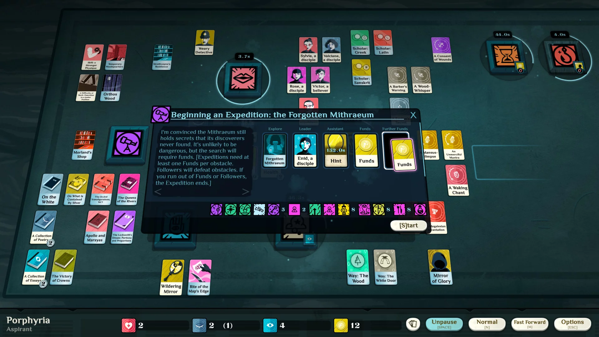 Изображение игры: Cultist Simulator