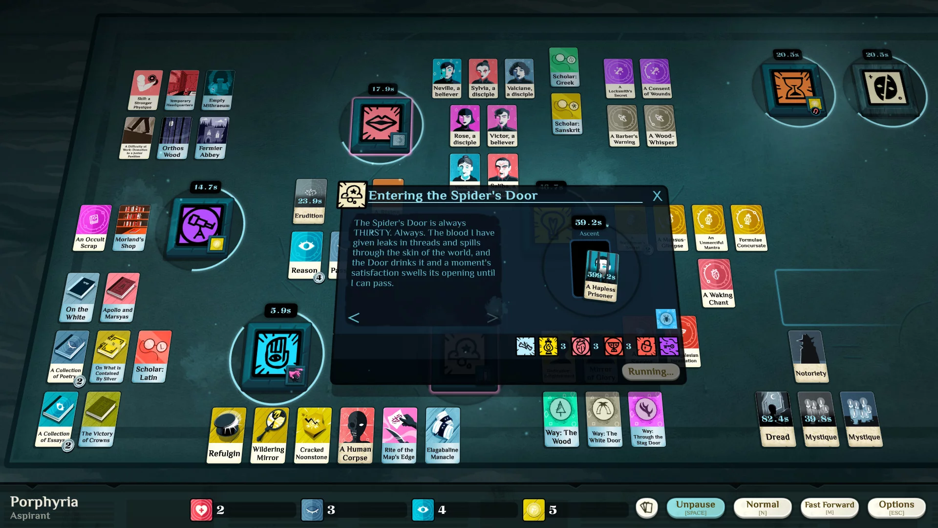 Изображение игры: Cultist Simulator
