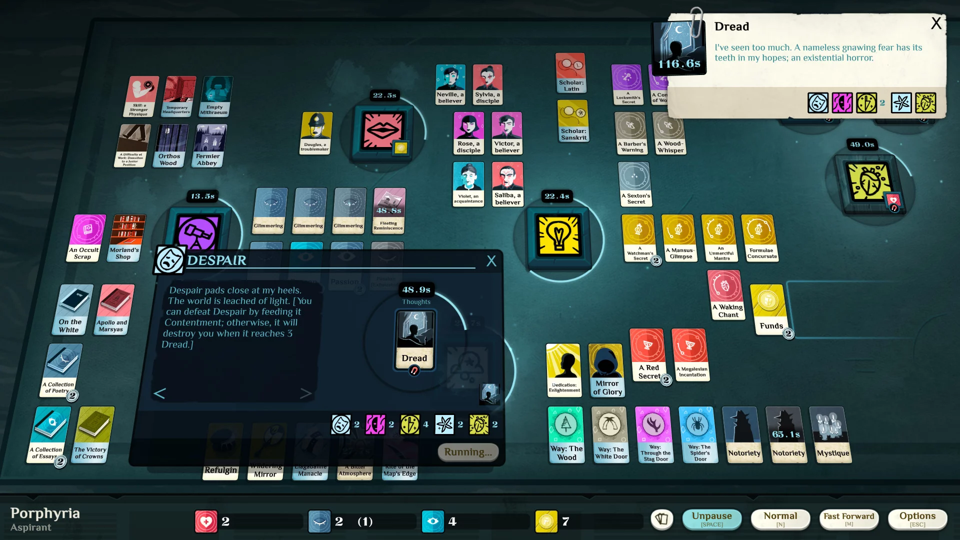 Изображение игры: Cultist Simulator