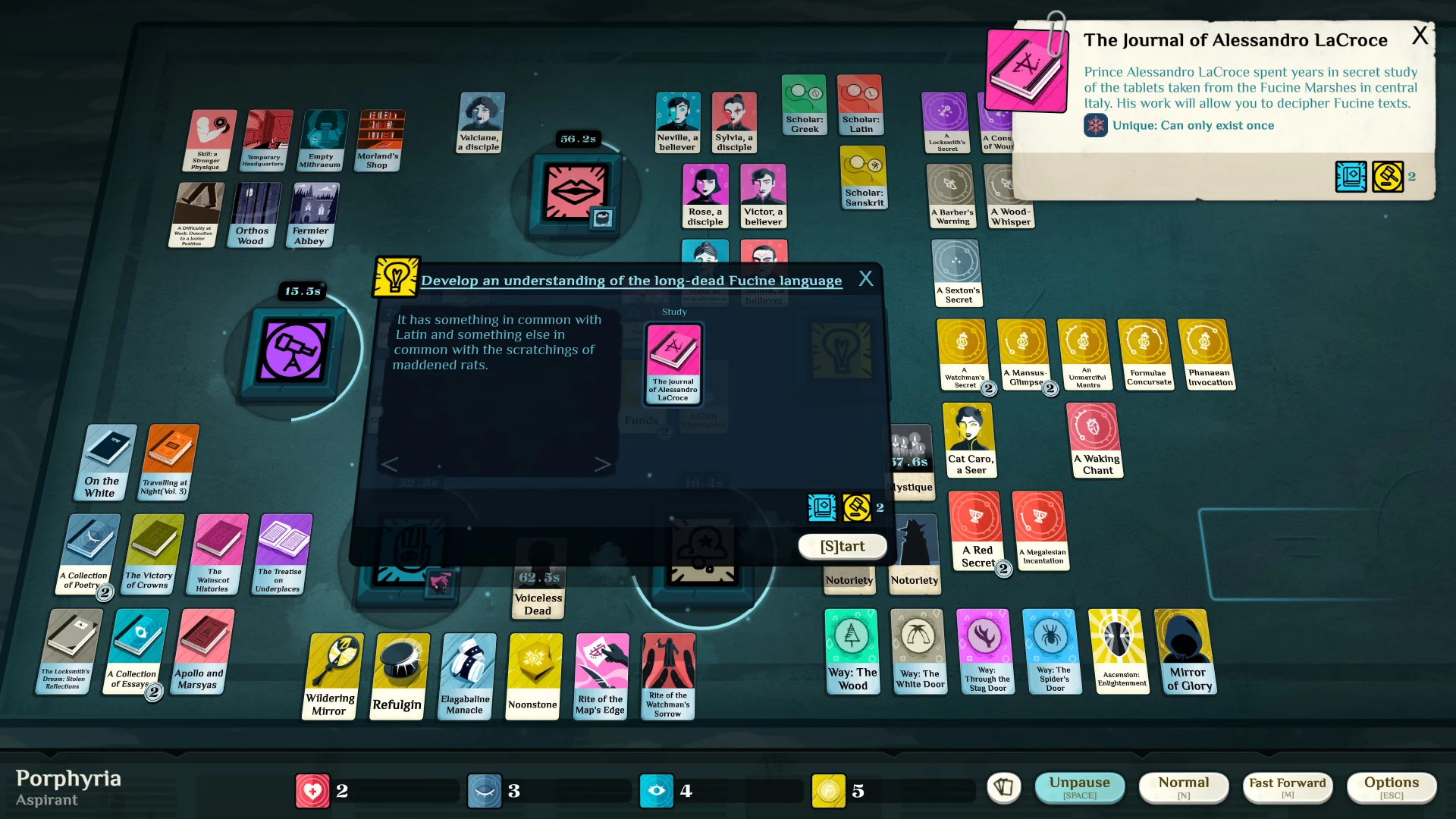 Изображение игры: Cultist Simulator