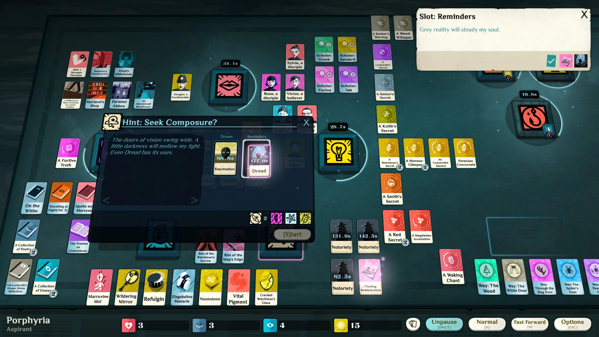 Изображение игры: Cultist Simulator