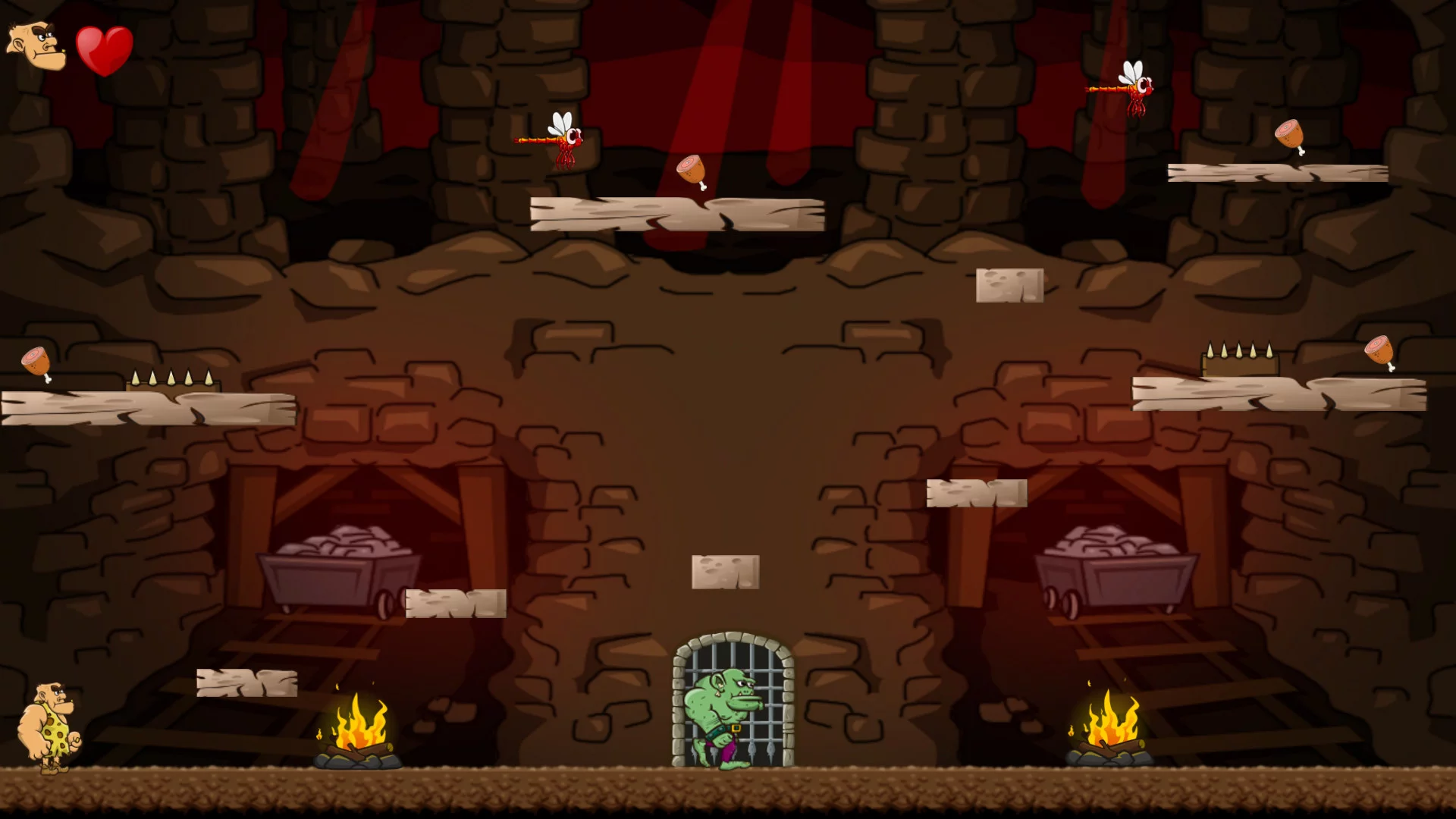 Изображение игры: Caveman Alive