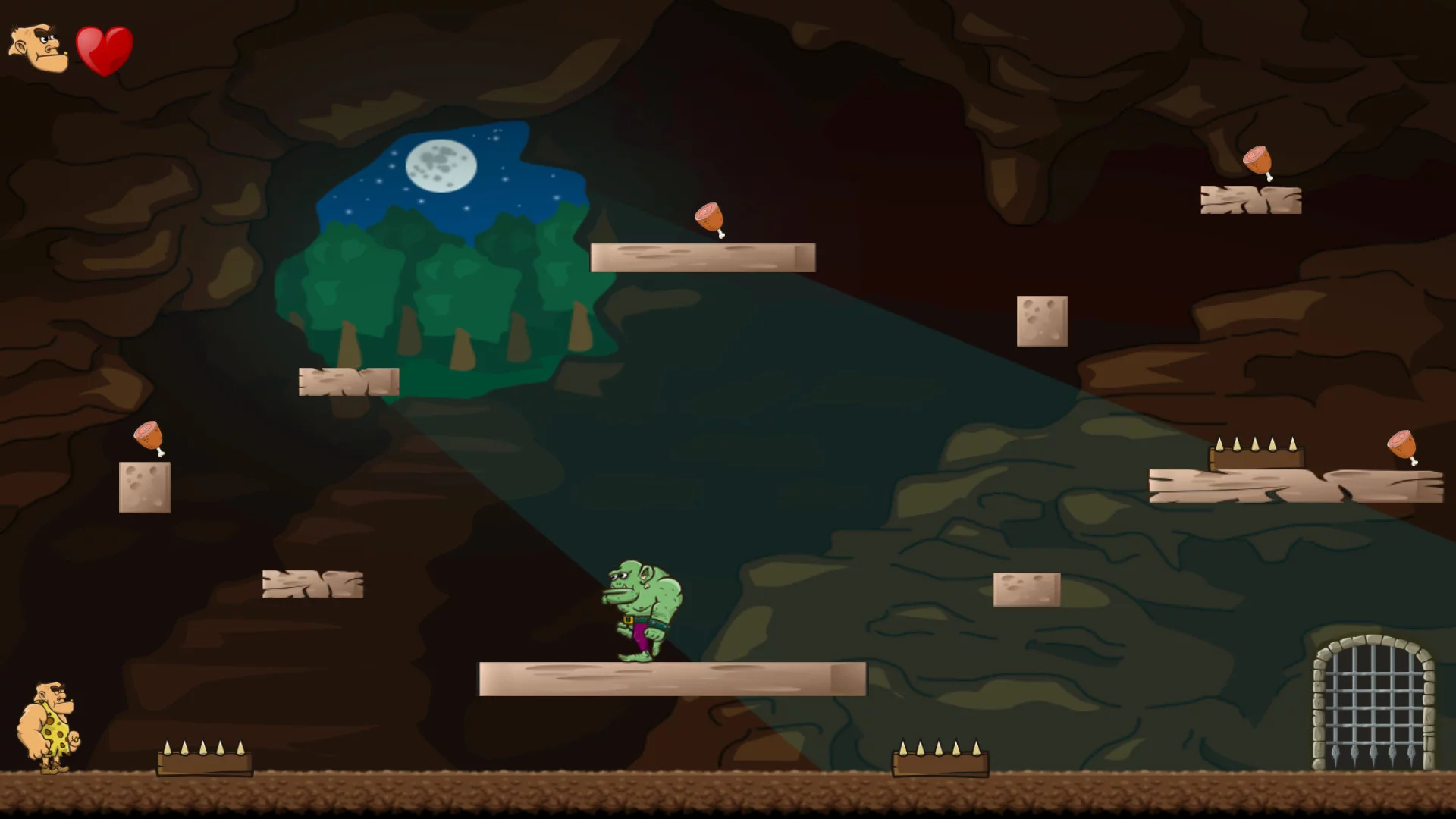 Изображение игры: Caveman Alive