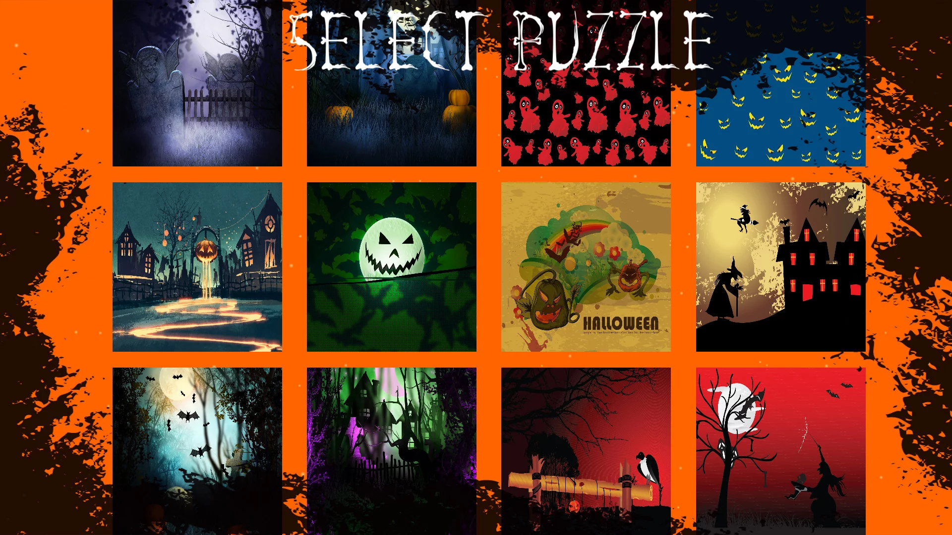 Изображение игры: Halloween: Jigsaw Puzzles