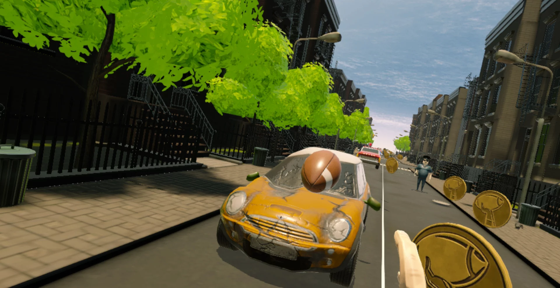 Изображение игры: Hot Runback - VR Runner
